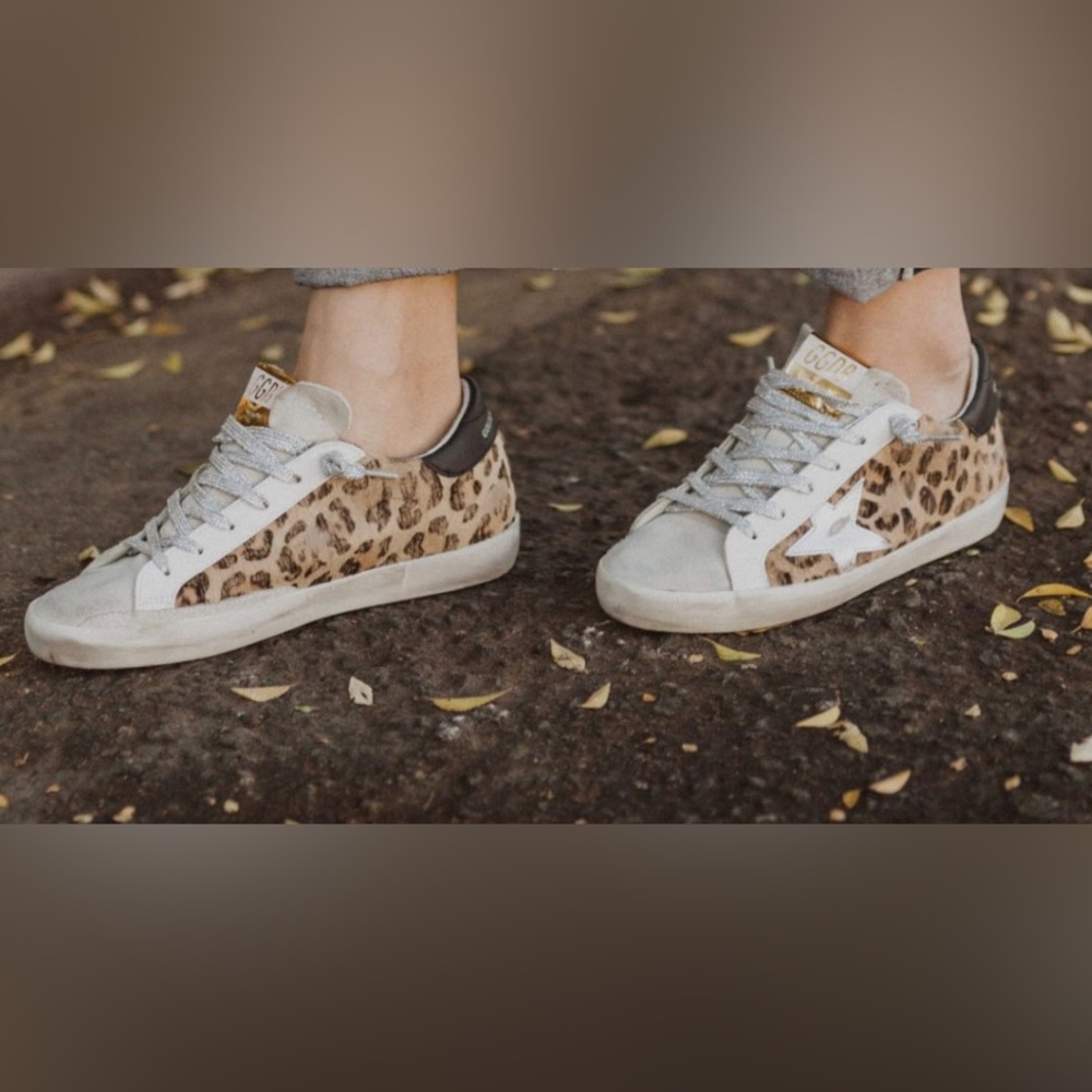 Leopard Golden Goose Superstar 37!!!